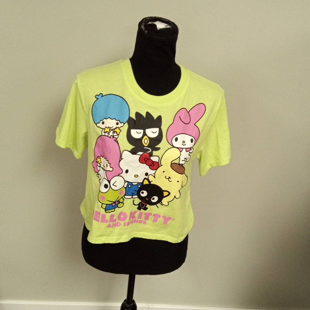Hello Kitty & Friends Juniors Light Green Crop Top S